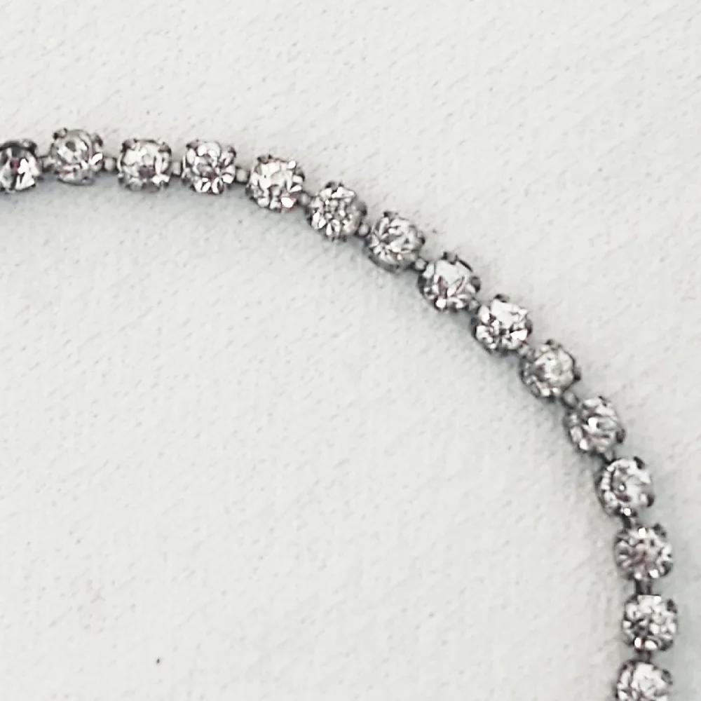 Vintage Sterling Silver Tennis Bracelet